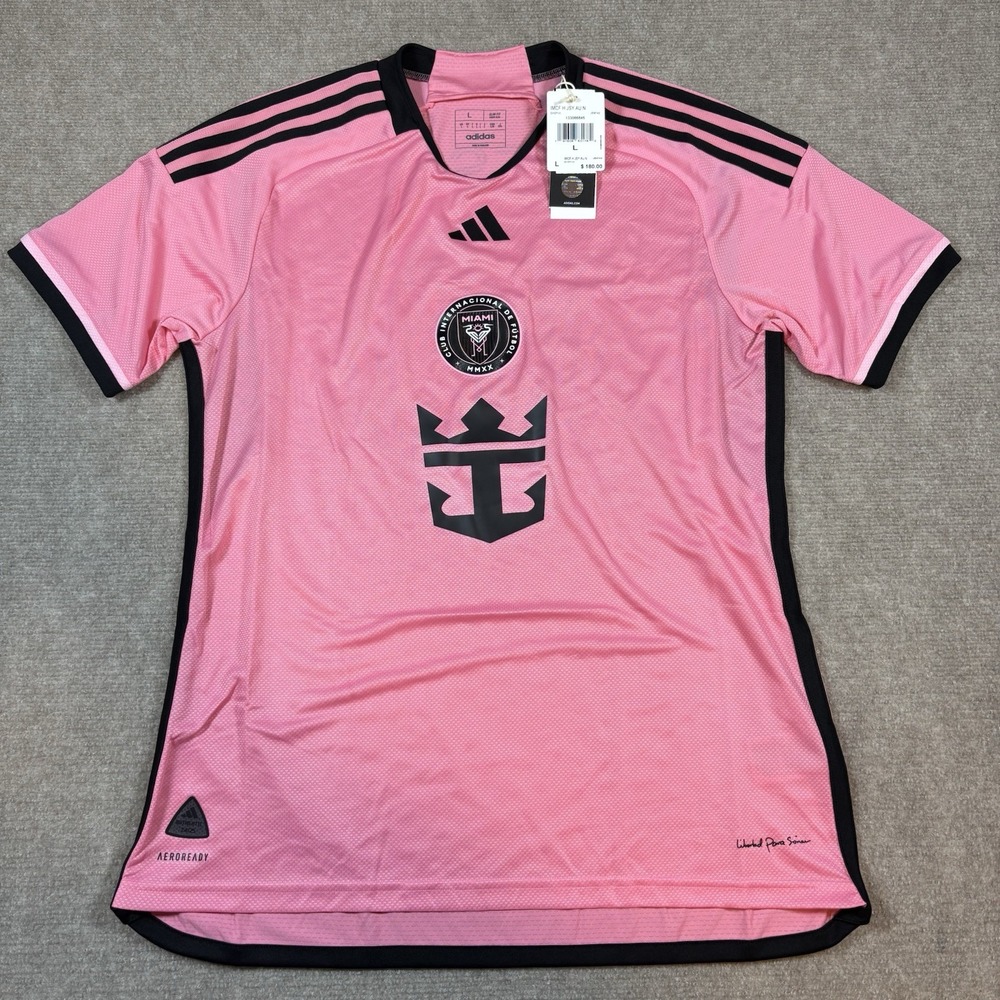 Adidas Lionel Messi Inter Miami Home Jersey 24/25 Men's‎ Large Slim Fit NWT